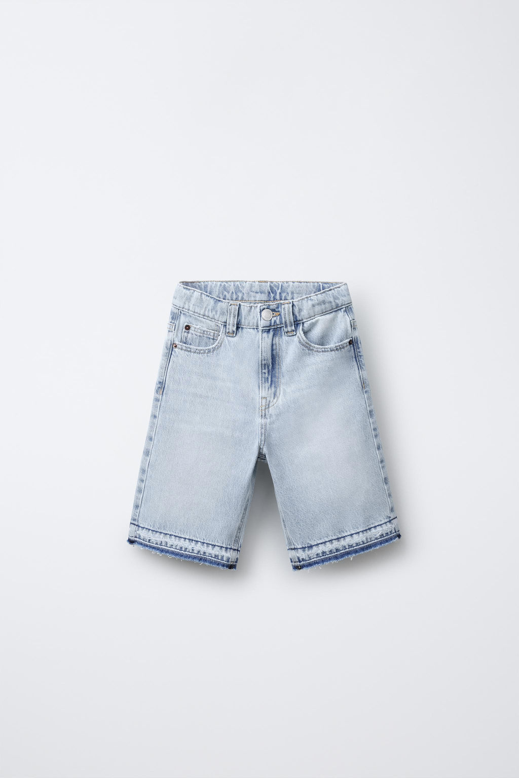 RELAXED BAGGY DENIM BERMUDA SHORTS