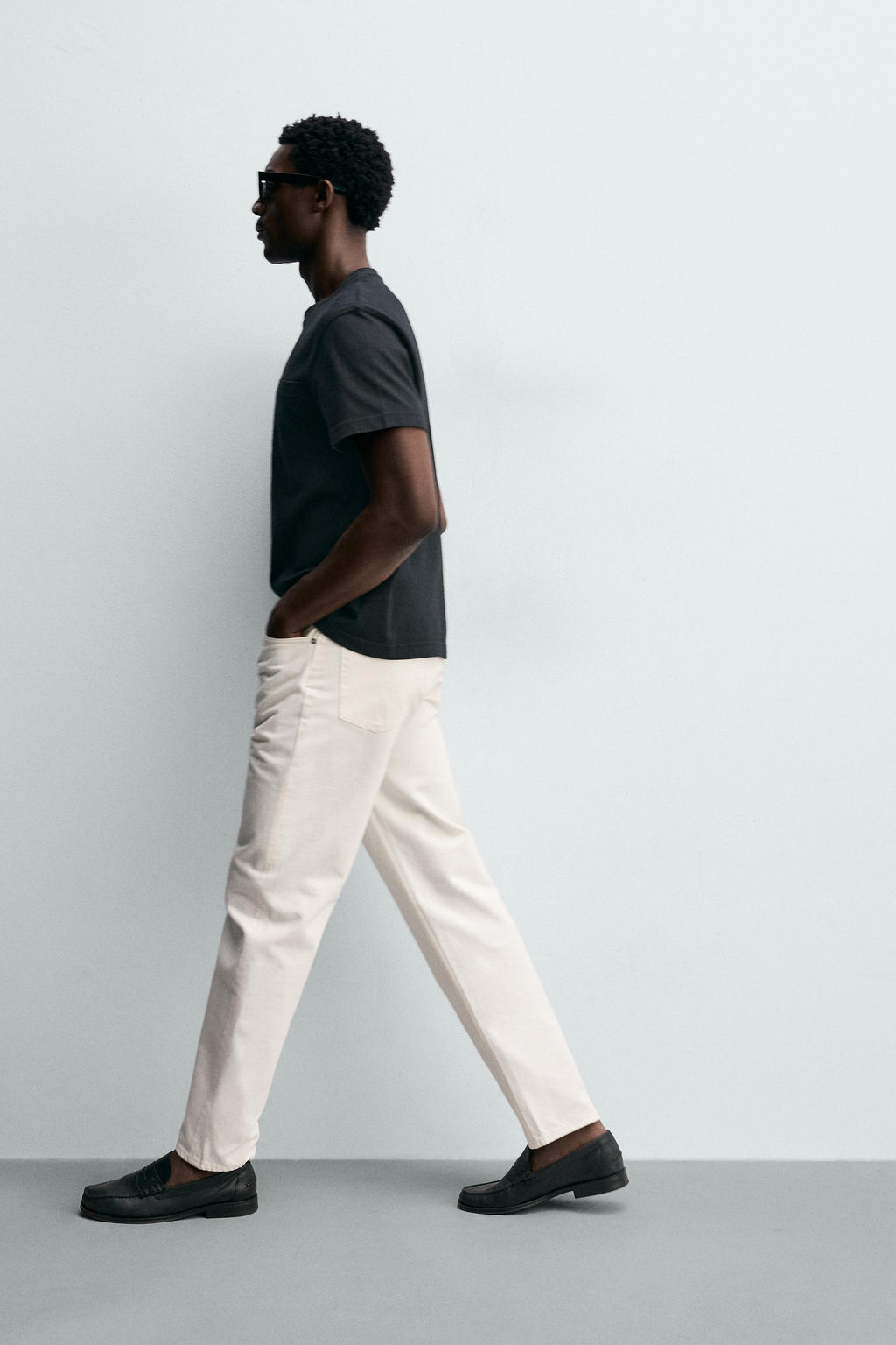 JEANS STRAIGHT FIT / Blanco - Zara фото 6
