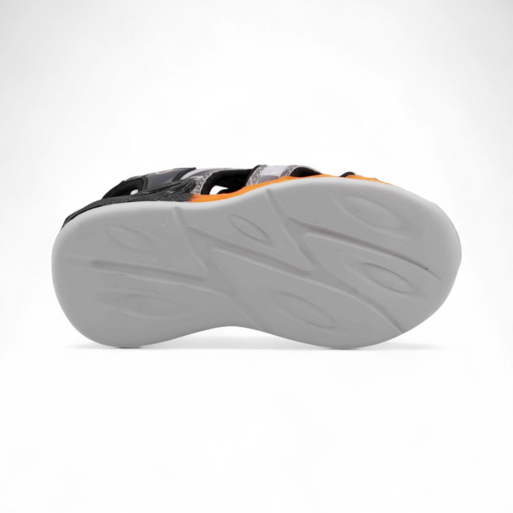 Сандалии 309В-2а черно оранжевые - Sport фото 3