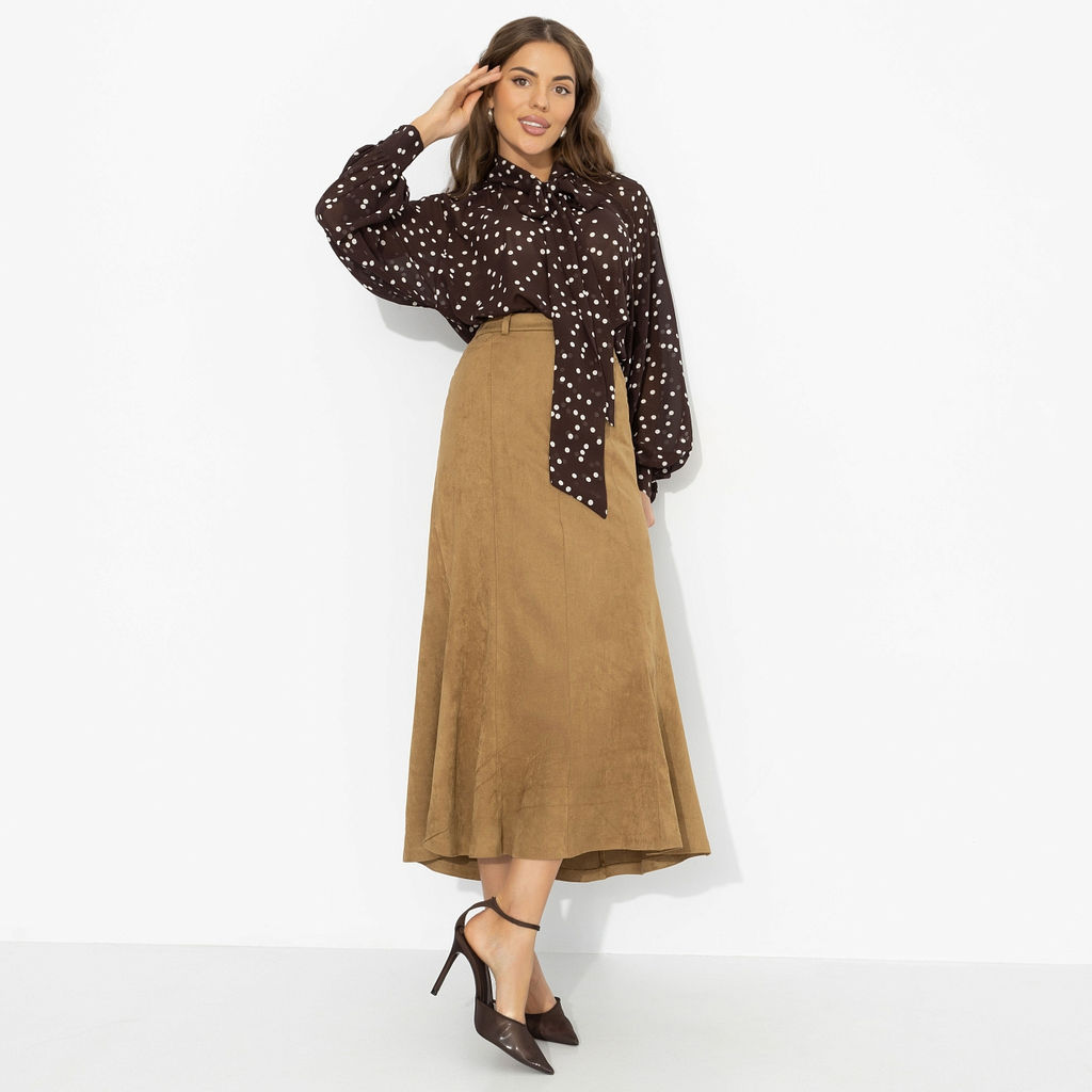 Блуза для нескучного офиса, Привлекаю удачу (американо) - Charutti фото 9