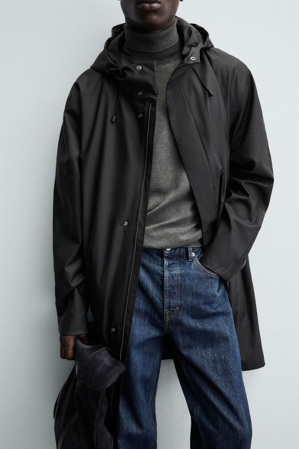RUBBERISED HOODED PARKA