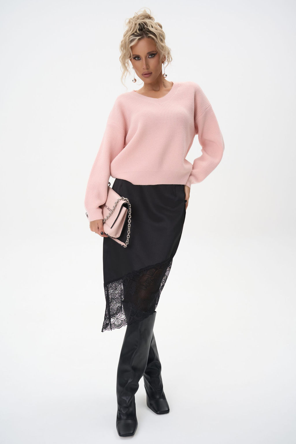 Юбка Алексия (чёрный) - Эльза фото 19