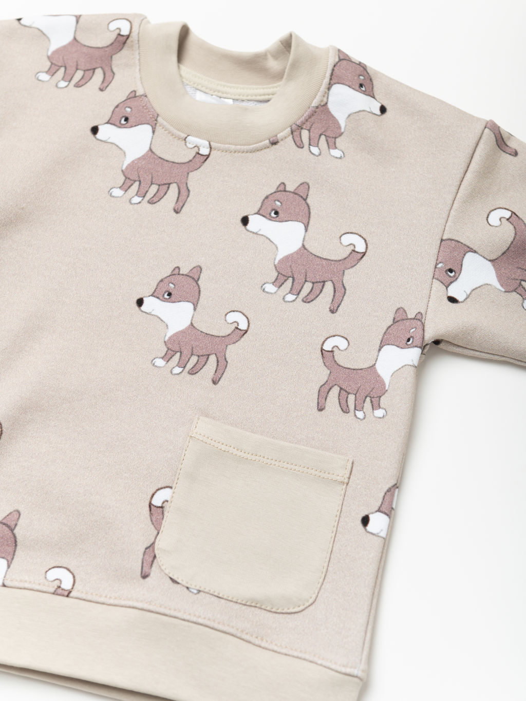 Свитшот детский, песочный, 696