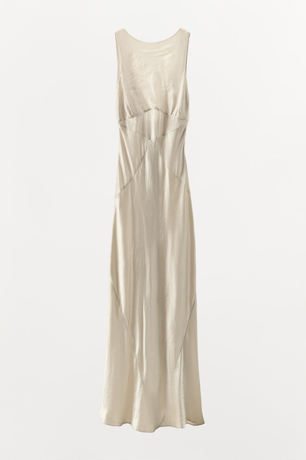 LIMITED EDITION CRINKLED-EFFECT SATIN DRESS - Zara фото 2
