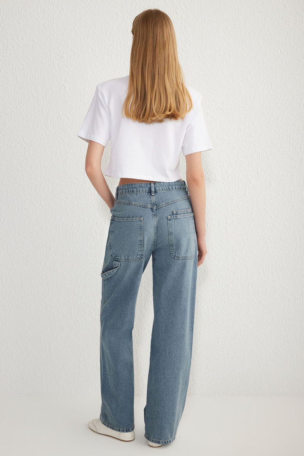 Mavi More Sustainable Normal Bel Loose Wide Leg Jeans TWOSS25JE00032