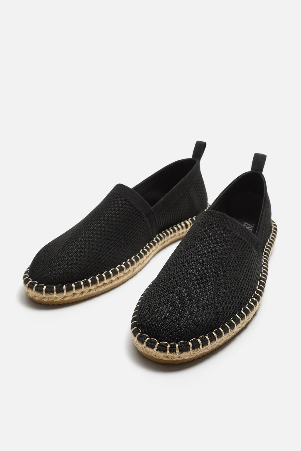 KNITTED FABRIC ESPADRILLES - Zara фото 11