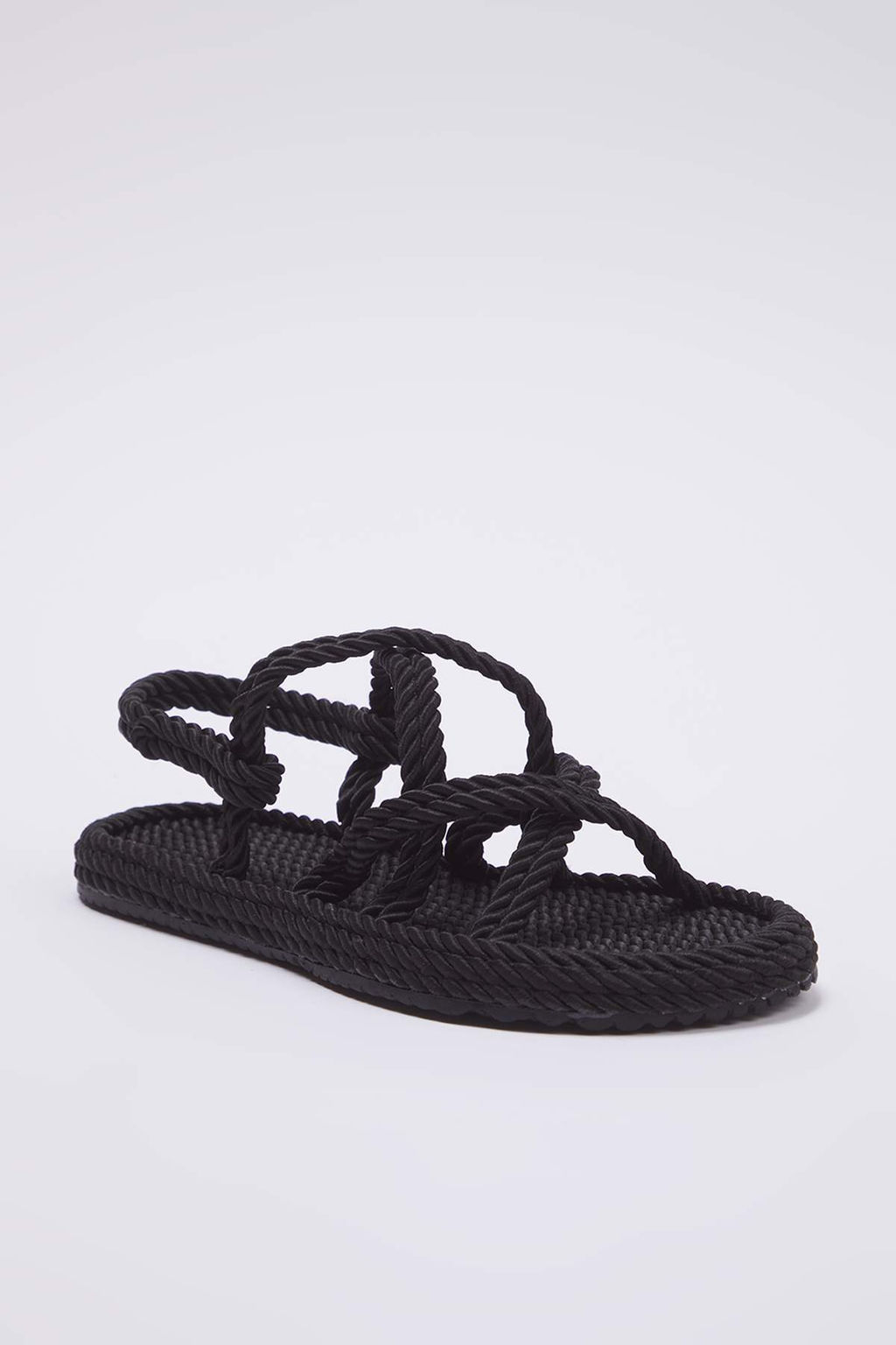 Trendyol Shoes Bej Capraz Bantl? Halat Ipli Kad?n Has?r Sandalet TAKSS25SD00056 - Trendyolmilla фото 8