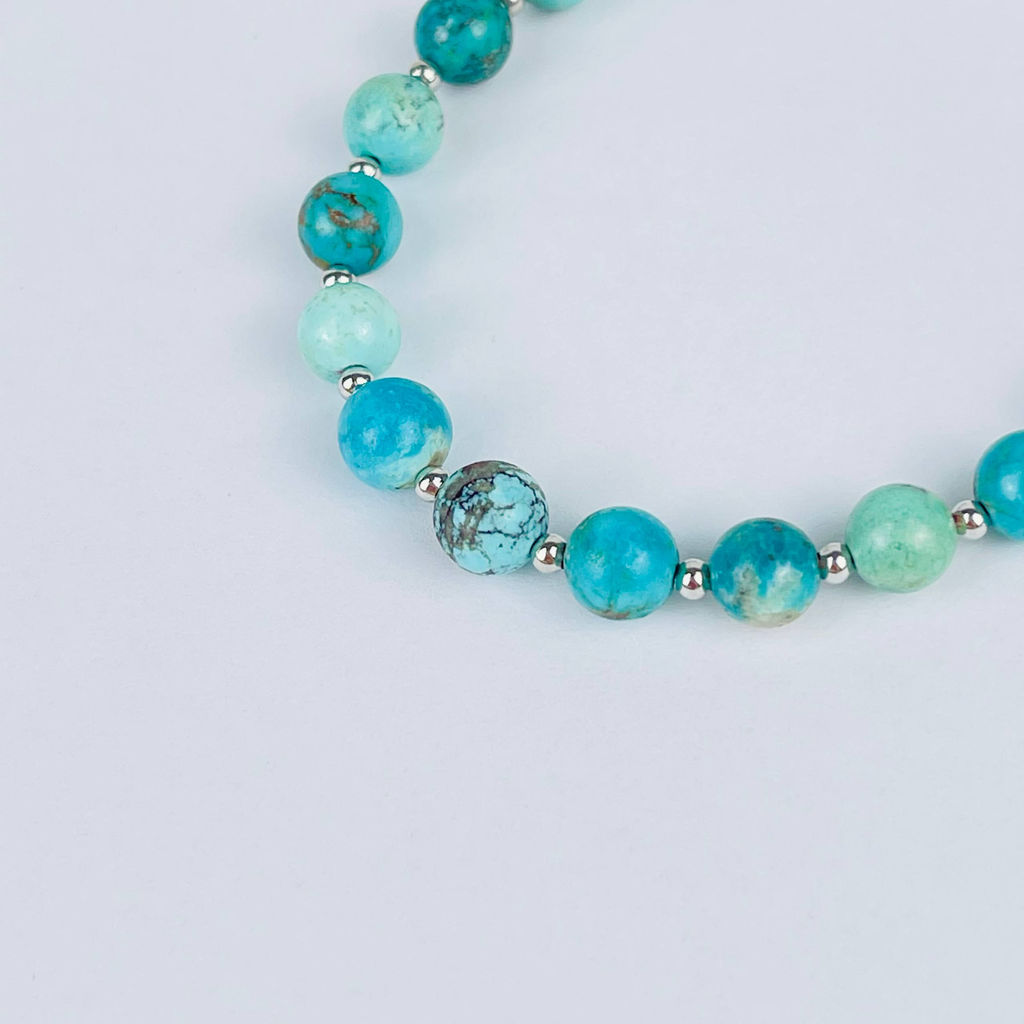 Браслет регулируемый из Бирюзы - Радуга самоцветов фото 3