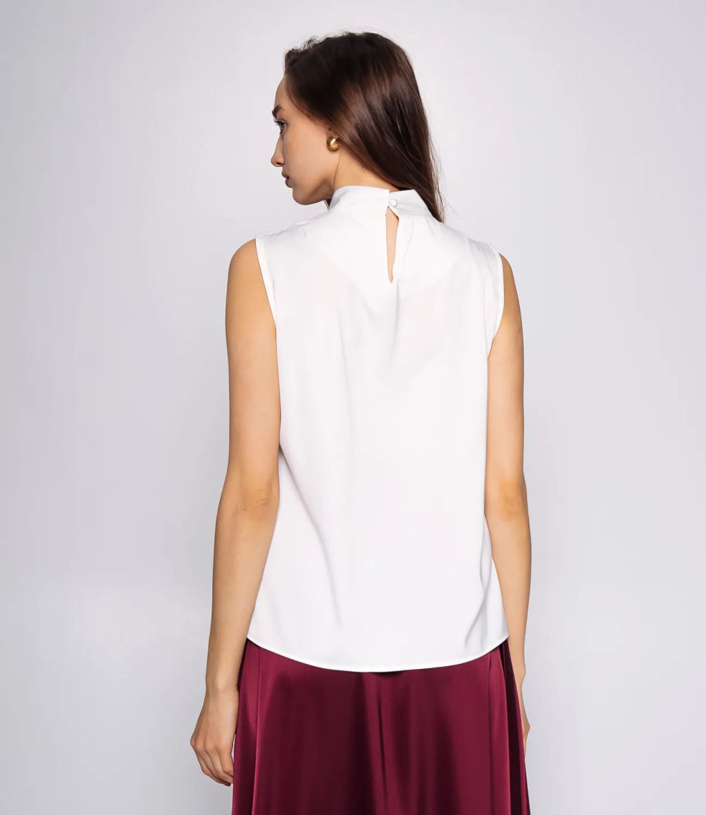 Блуза #КТ1197, молочный