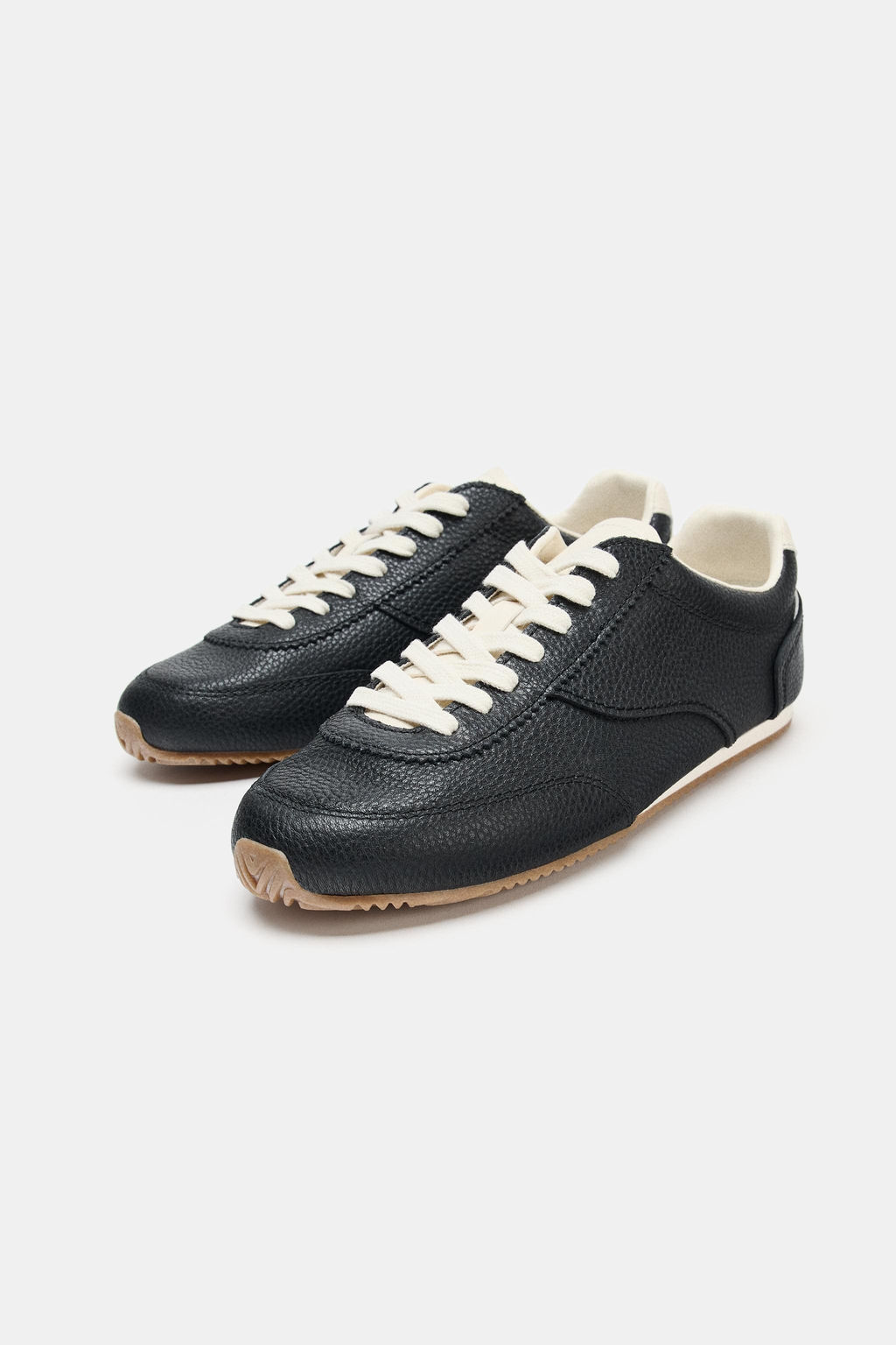 CONTRAST LEATHER TRAINERS - Zara фото 3