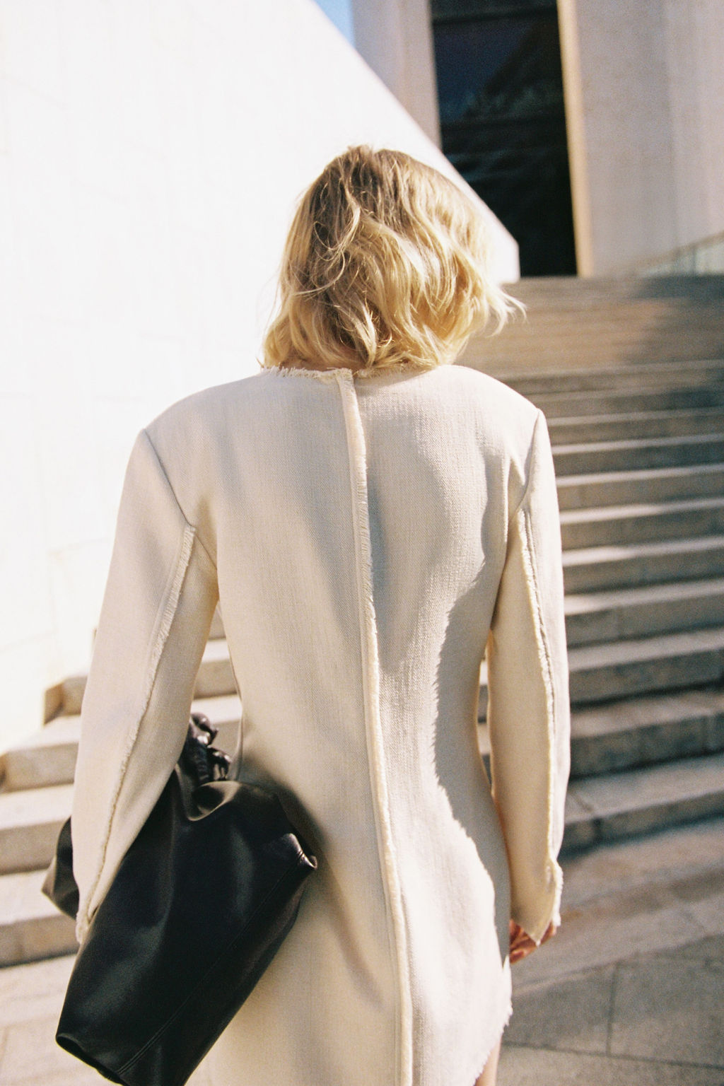 Vestido de sarga con acabado desflecado - H&m фото 2