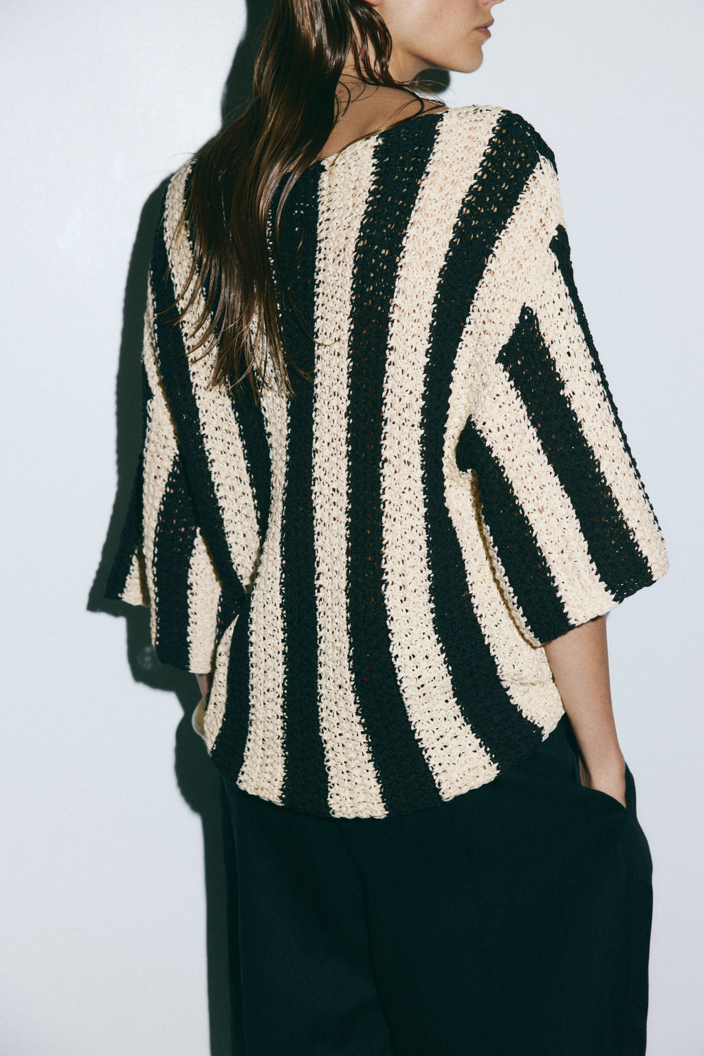 Top de punto con escote barco - H&m фото 5