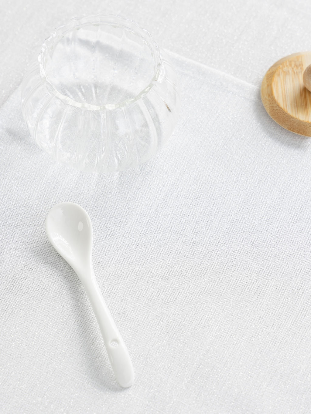 Салфетка под приборы, 30х45 см, прямоугольная, полиэстер, бело-серебристая, Floe - Anna lafarg фото 3