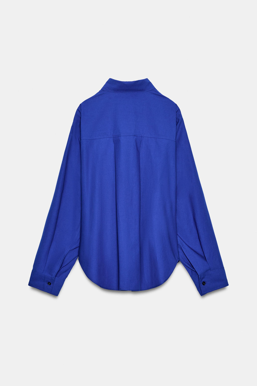 POPLIN SHIRT WITH SIDE DARTS - Zara фото 5