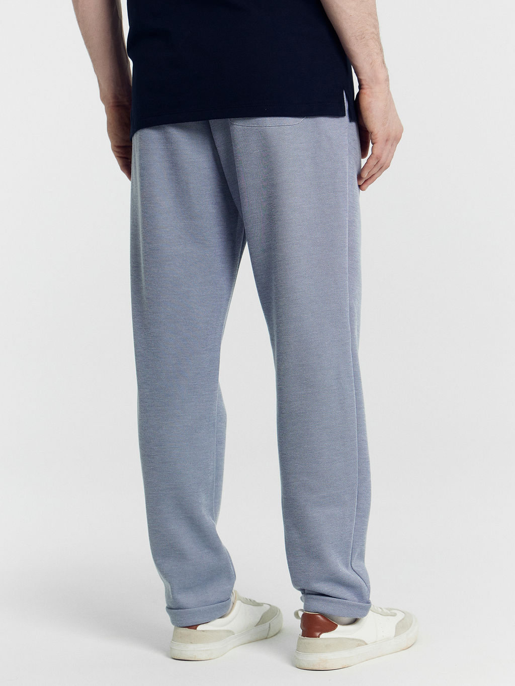 Брюки мужские в синем цвете двухцветный синий 181258