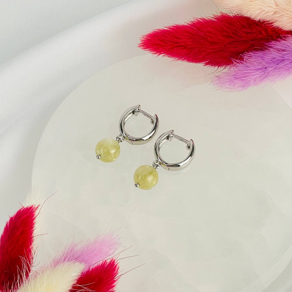 Серьги из Лепидолита - Радуга самоцветов фото 2