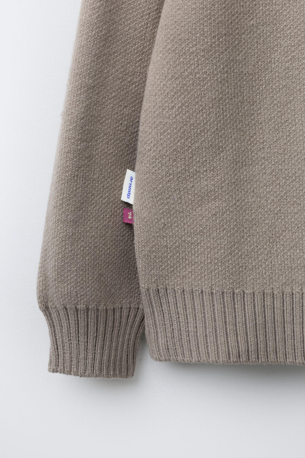 KNIT JUMPER WITH SLOGAN PRINT - Zara фото 4