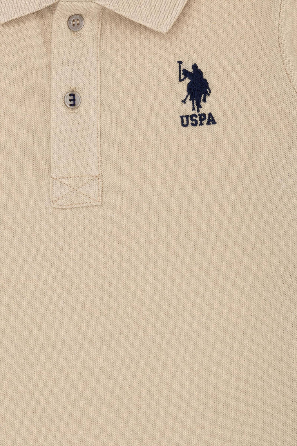 U. S. Polo Assn Базовая футболка с воротником-поло Stone для мальчиков - U.s. polo assn фото 3