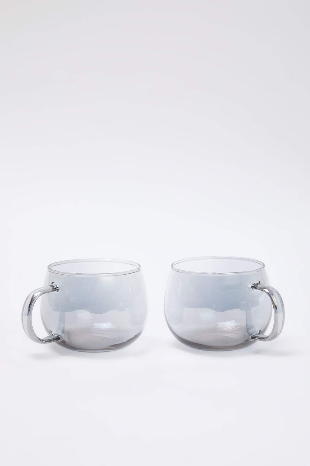 2li Gri Renkli Cam Kupa Seti TPHAW26UP00015 - Trendyolmilla фото 3