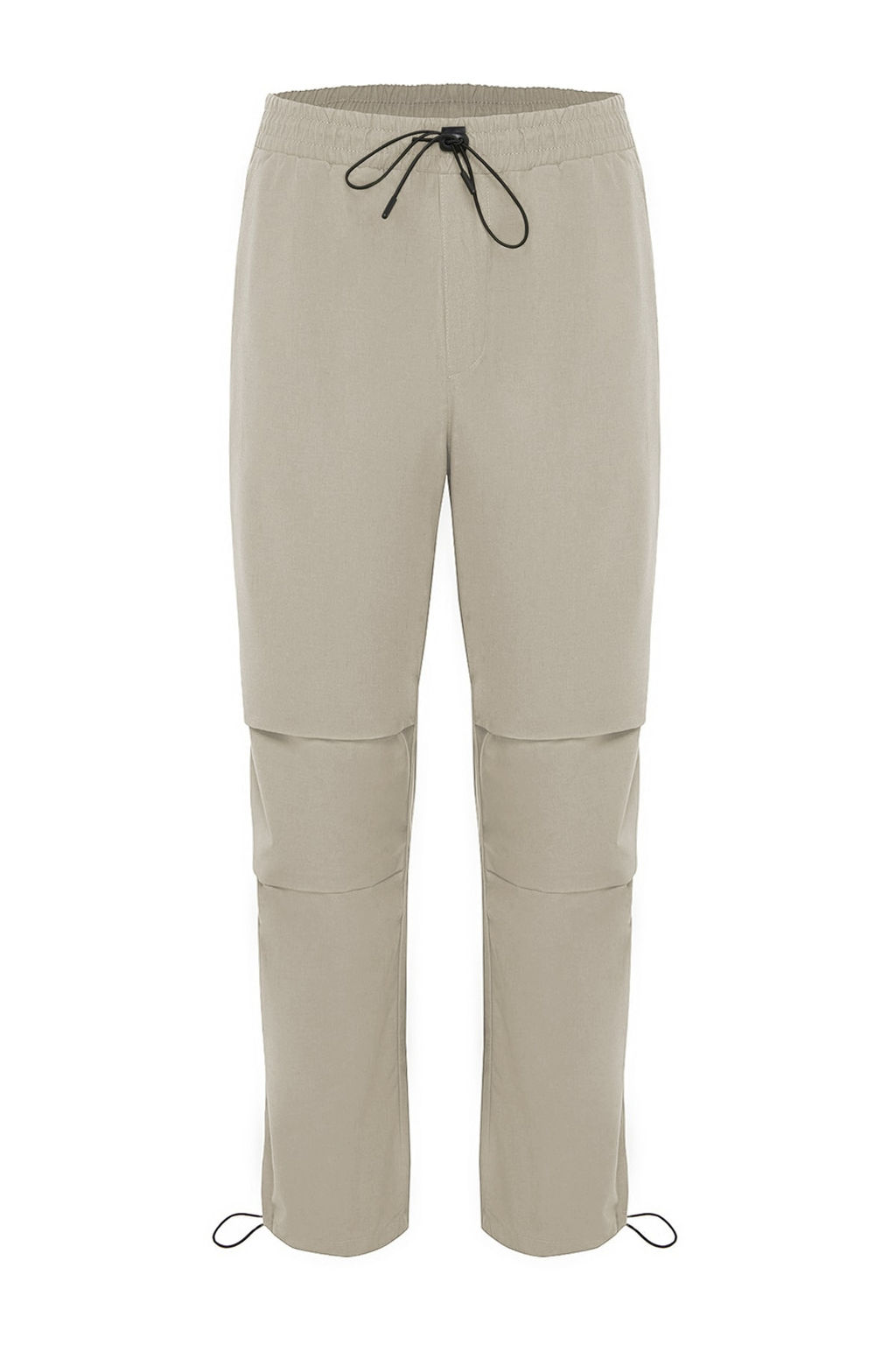 Ac?k Haki Lastikli Beli Baglamal? Jogger Fit Baggy Parasut Pantolon TMNSS23PL00045