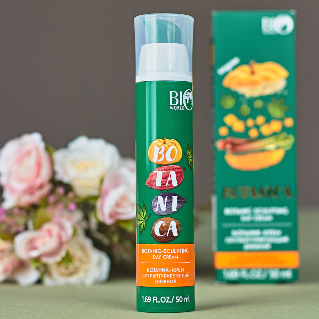Bio World Veganica Ботаник-крем скульптурирующий, ДНЕВНОЙ, комплексное омоложение 50мл