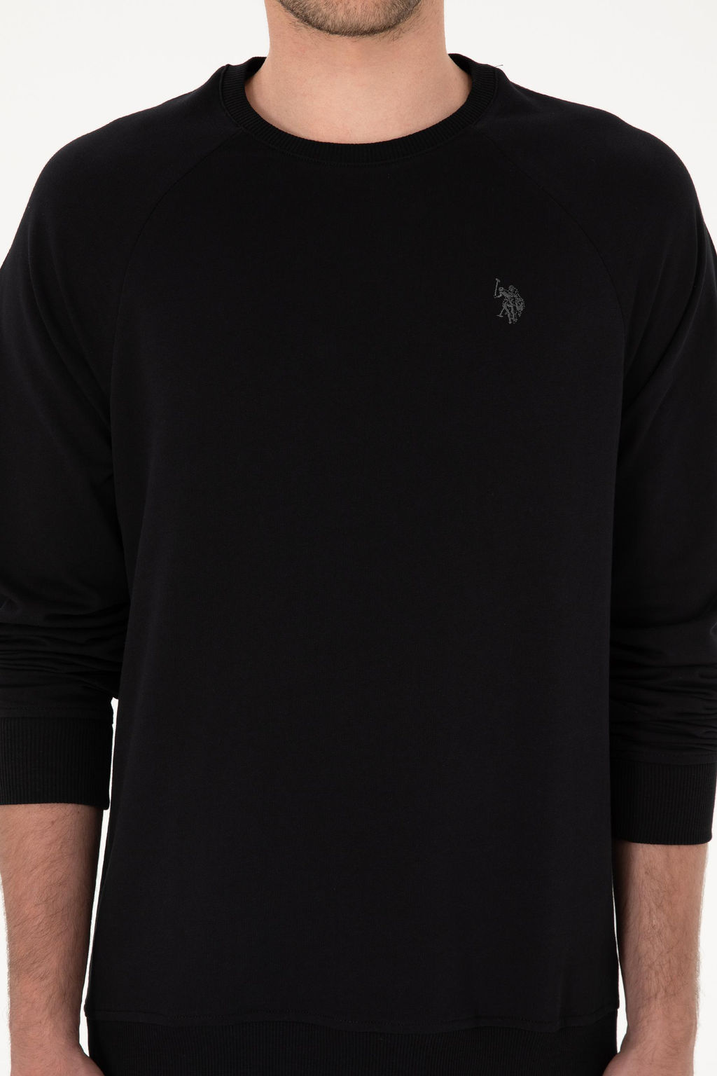 Erkek Siyah Basic Sweatshirt Sepette S_rpriz _ndirim - U.s. polo assn фото 6