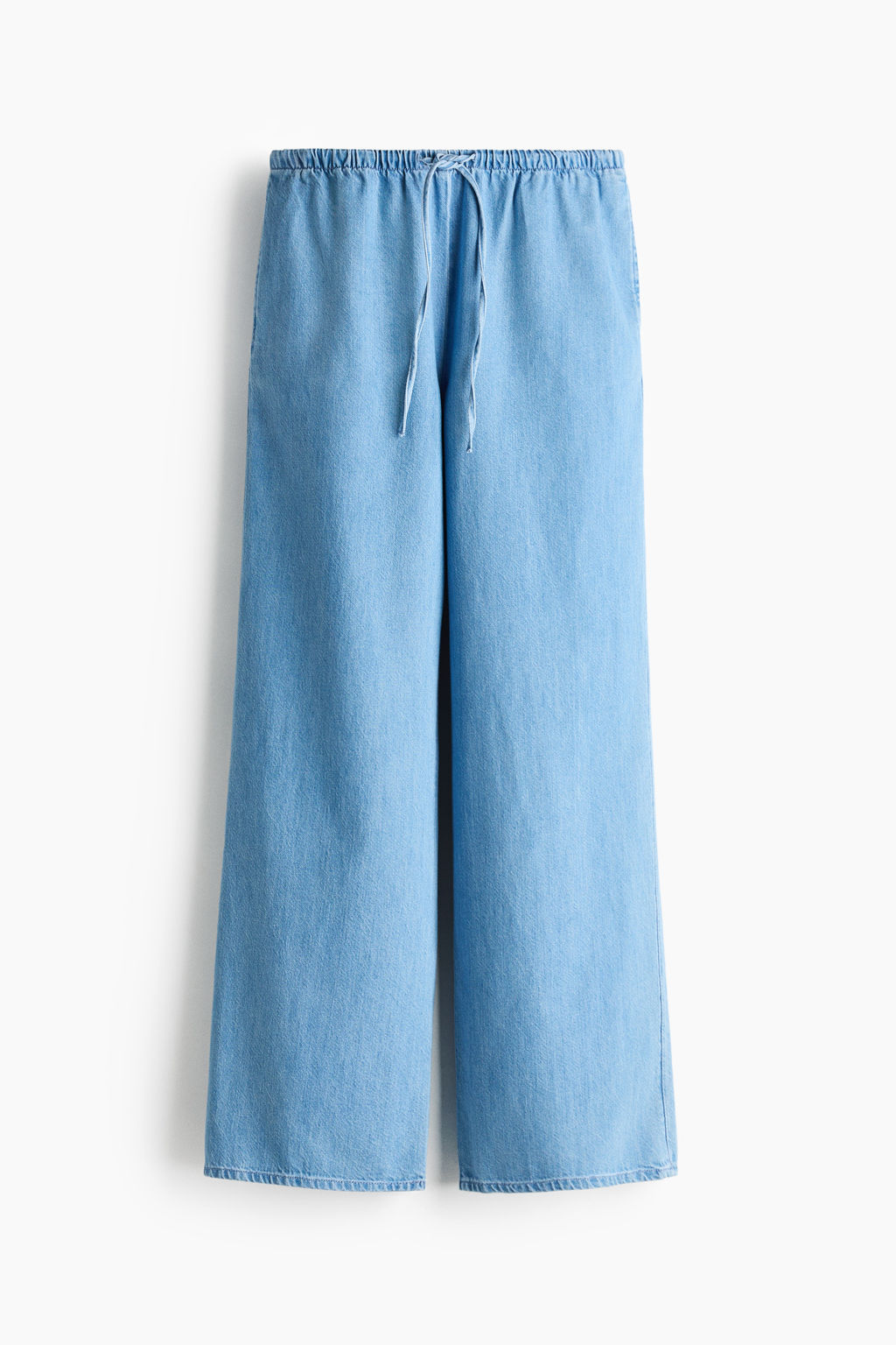 Pantal?n denim con cord?n de ajuste - H&m фото 4