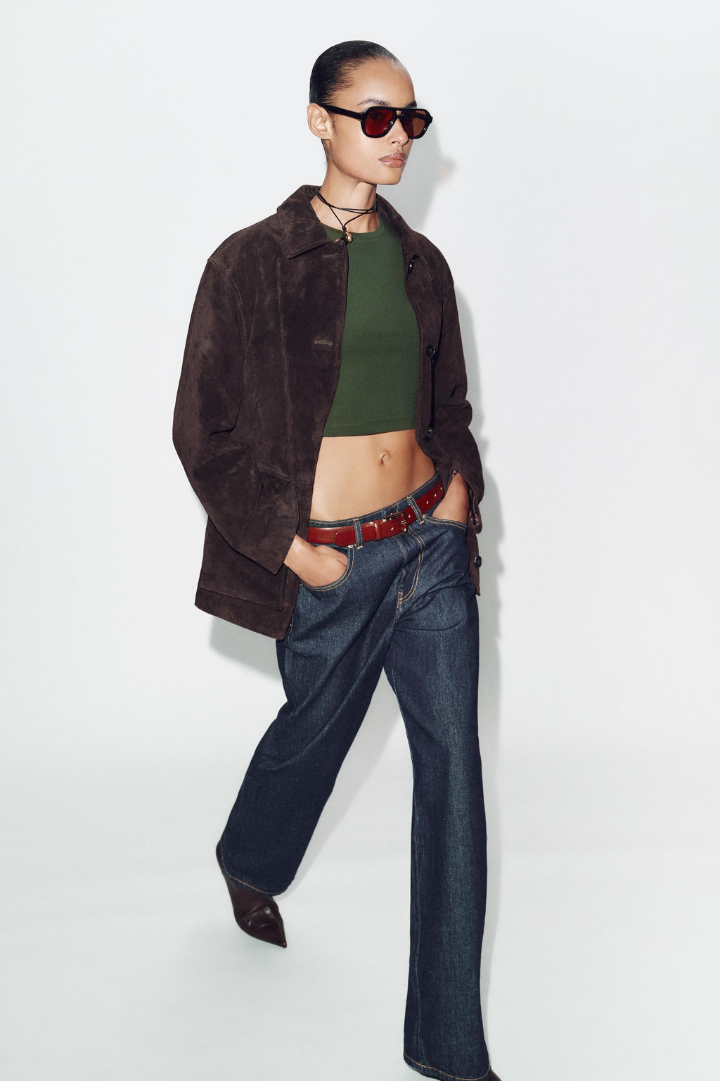 CROPPED SHORT SLEEVE T-SHIRT - Zara фото 9