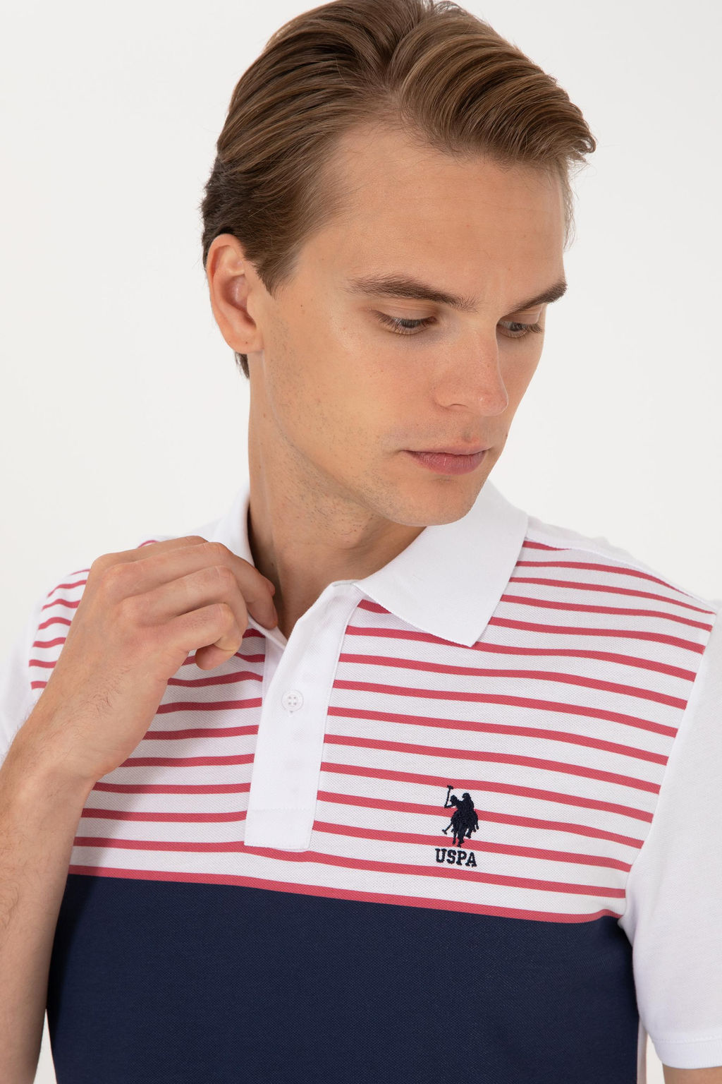 Erkek Regular Fit Lacivert Polo Yaka Ti__rt Sepette S_rpriz _ndirim - U.s. polo assn фото 2