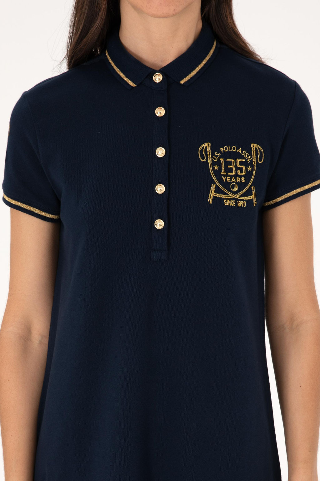 Kad_n Lacivert _rme Elbise Sepette S_rpriz _ndirim - U.s. polo assn фото 5