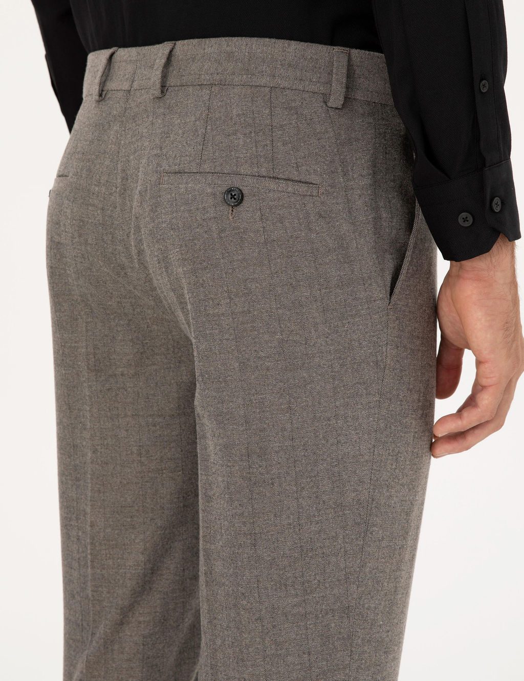 Gri Ex. Slim Fit Kuma_ Pantolon - Pierre cardin фото 6