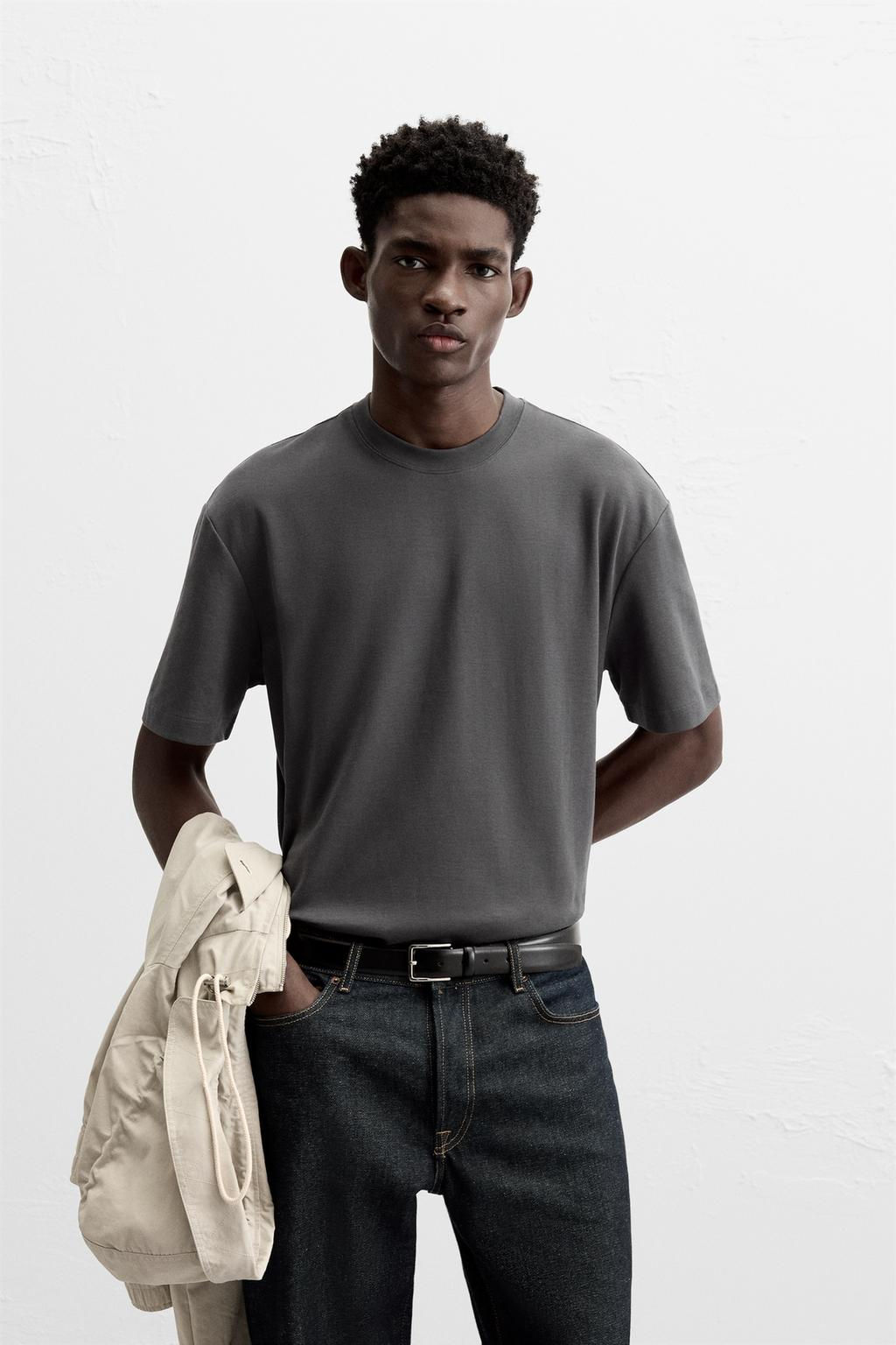 BASIC REGULAR FIT T-SHIRT - Zara фото 18