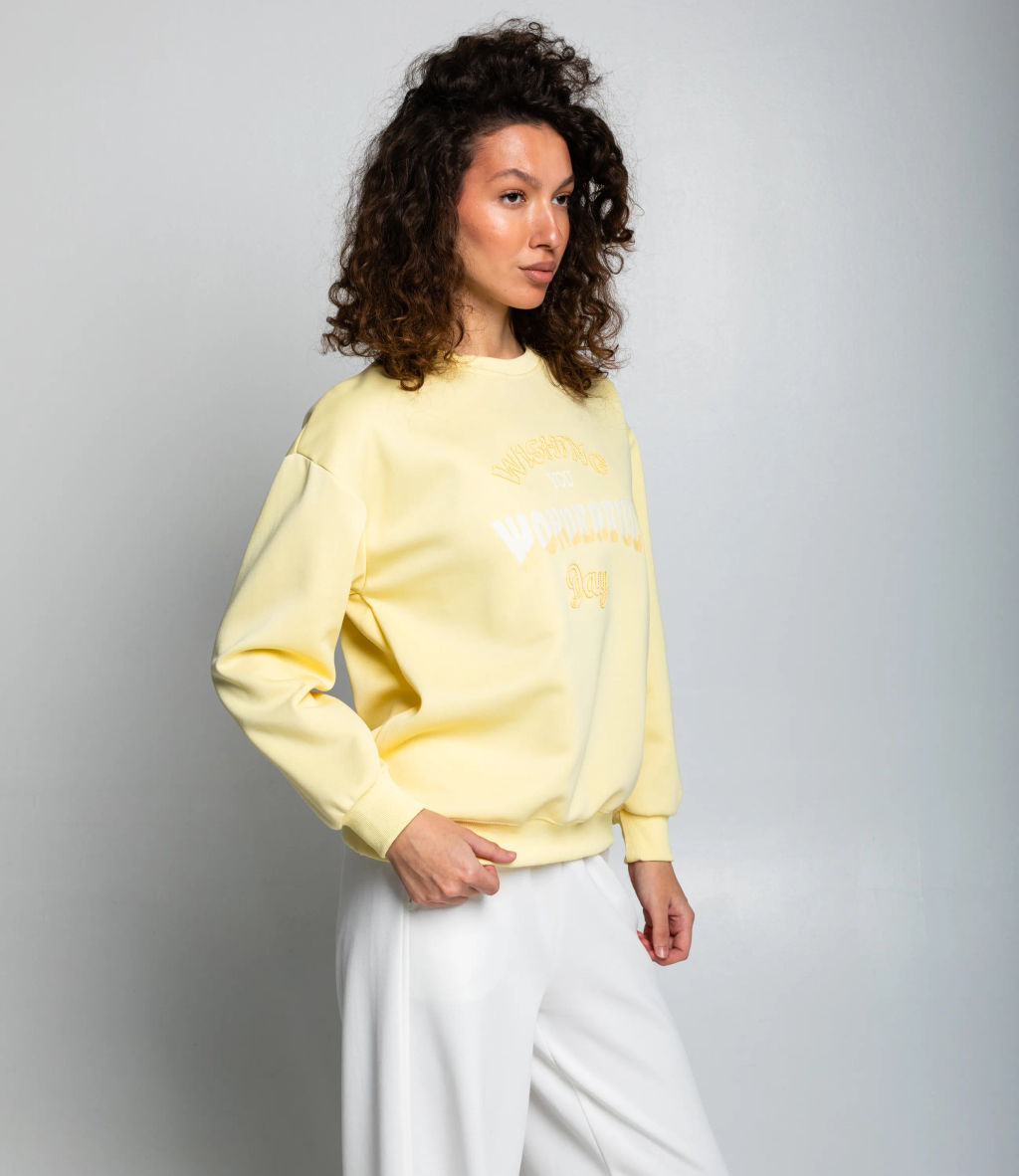 Свитшот #КТ2006 (7), жёлтый