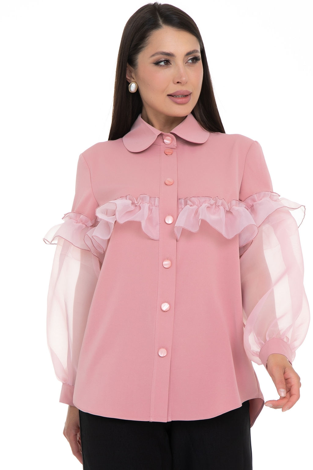 Блуза Очень красивая(пудра)