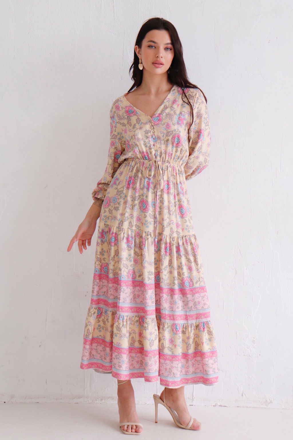 12129 Платье летнее с цветочным принтом - Martichelli фото 5