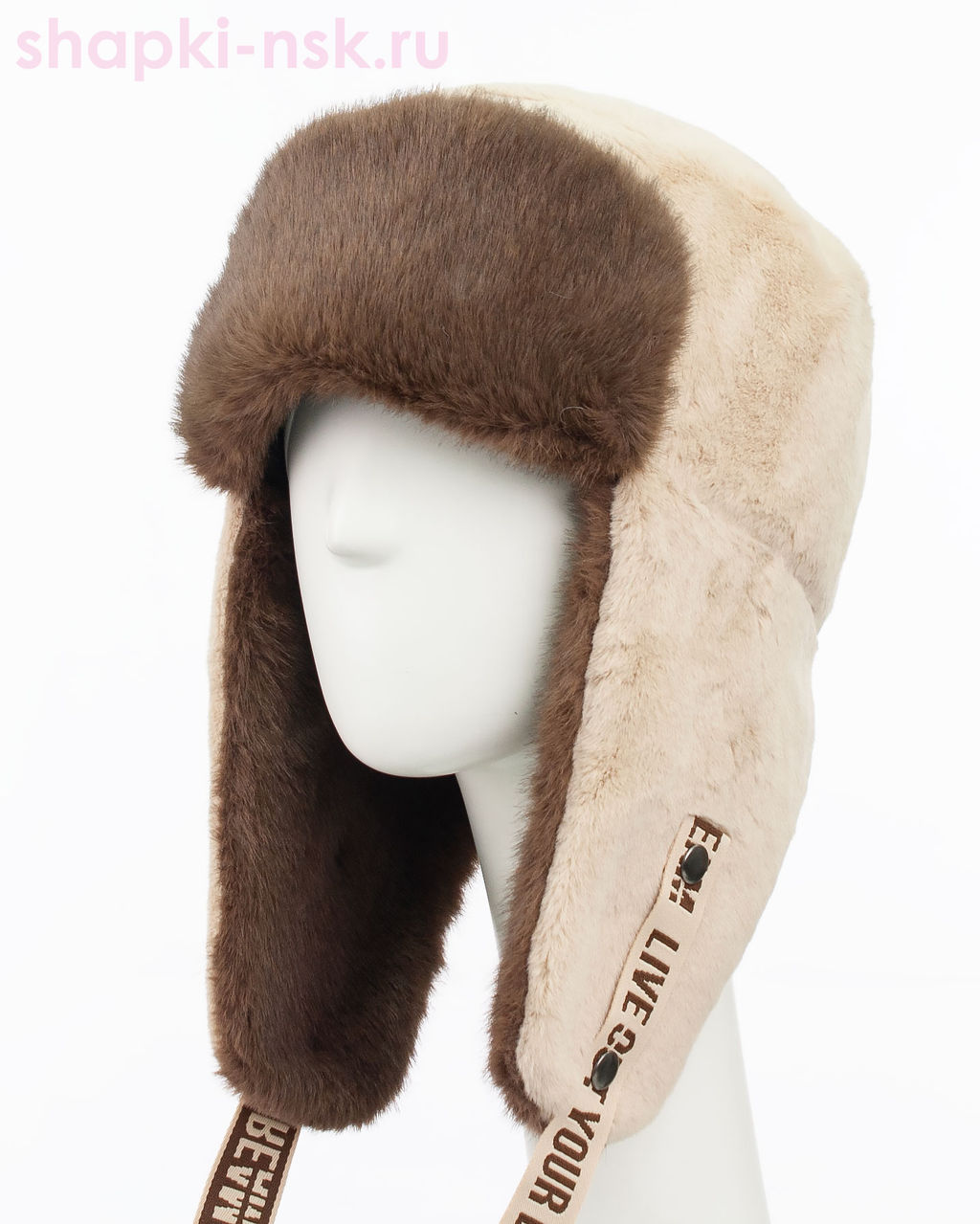 Тиффани экомех пума Ушанка женская флис (56-57)