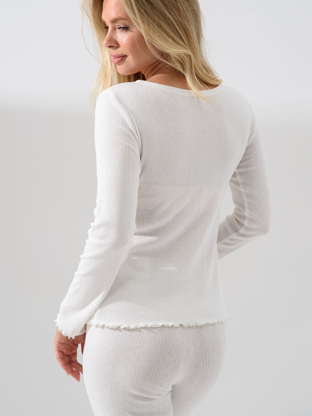 Пижама ажурная рибана 95% хлопок "Ажур" ОПТИМА