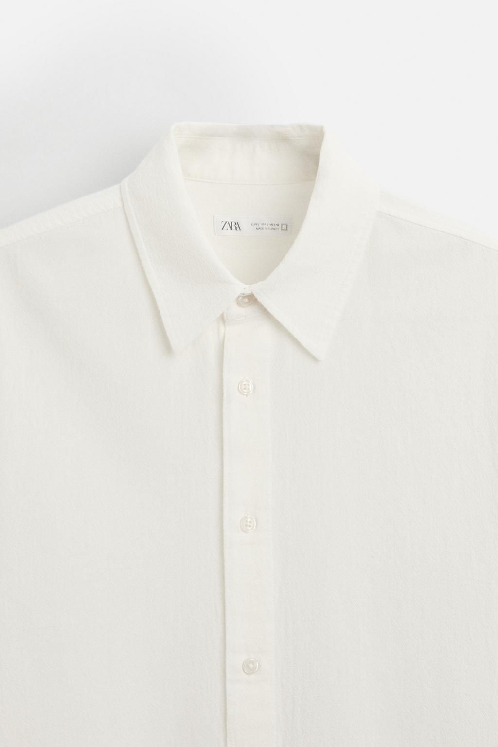 TEXTURED JACQUARD SHIRT - Zara фото 8
