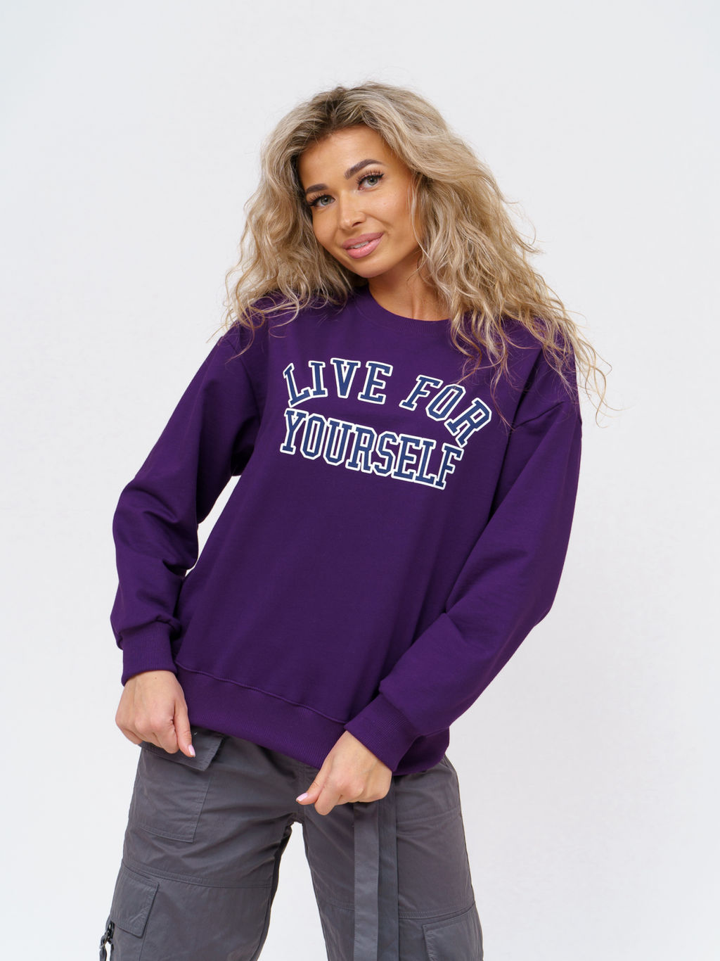 938 Свитшот "Фиолетовый"