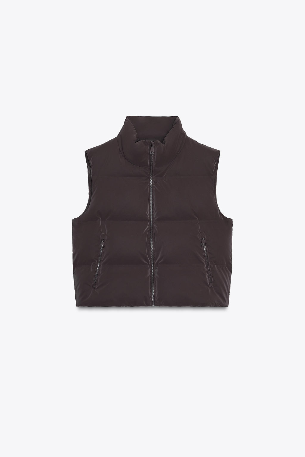 RUBBERISED PUFFER GILET