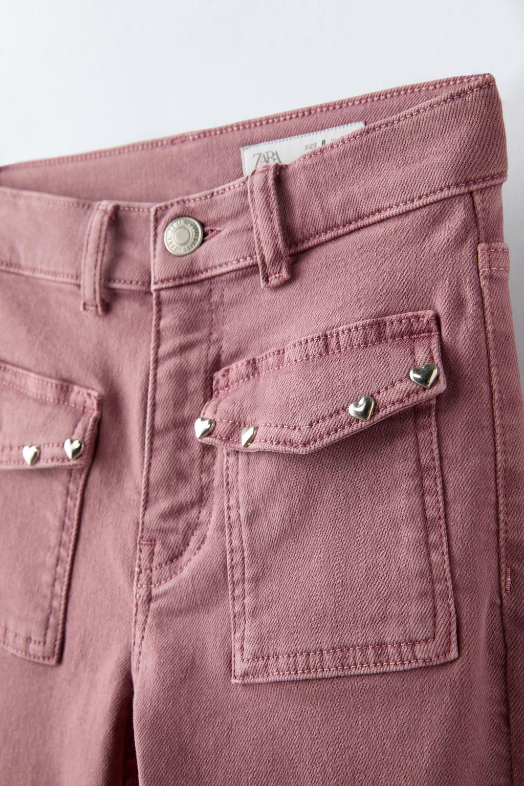 STUDDED BOOT-CUT JEANS - Zara фото 3