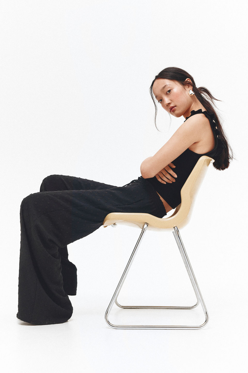 Pantal?n plumeti con cord?n de ajuste - H&m фото 8