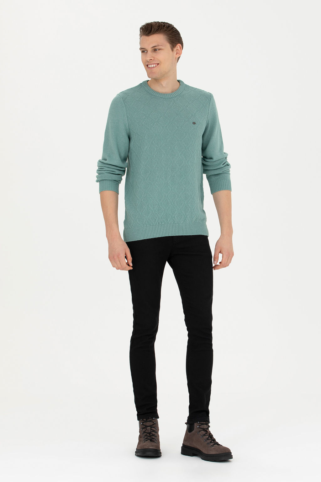 Мужской мятный свитер - U.s. polo assn фото 18
