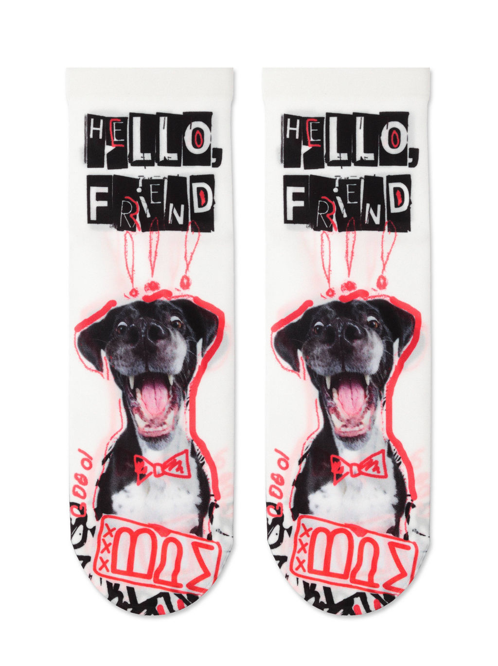 Цена за 2 пары. Носки Классические CONTE Носки с принтом FANTASY 70 mix - Conte elegant фото 45