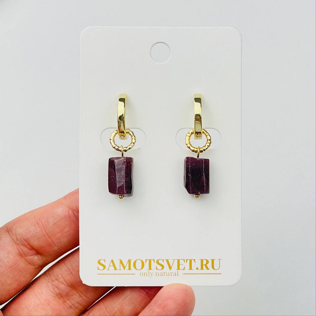 Серьги из Граната