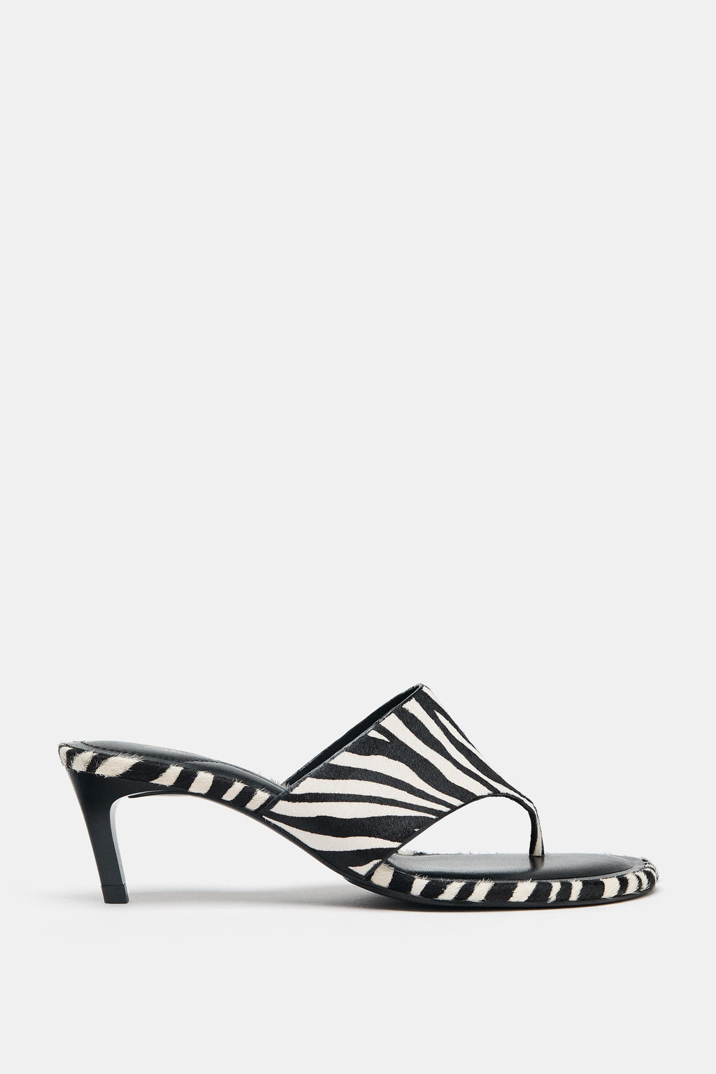 ANIMAL PRINT LEATHER SANDALS - Zara фото 11