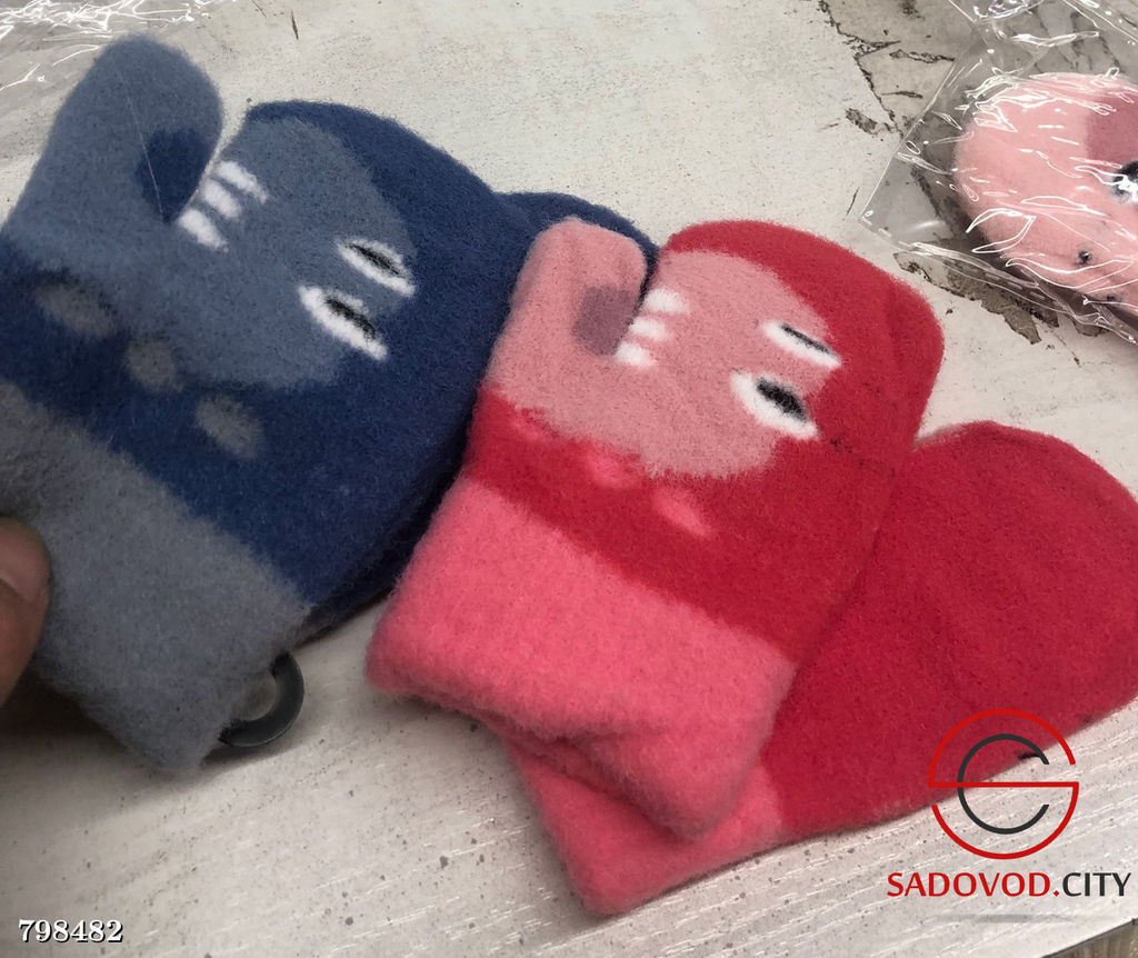 Перчатки для детей с рисунком