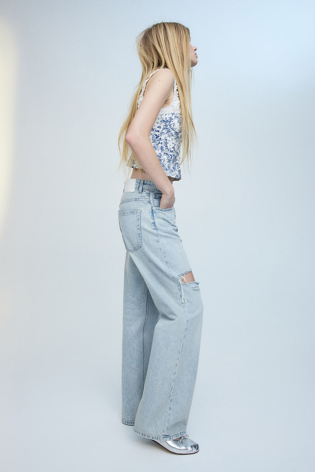 Wide High Jeans - H&m фото 4