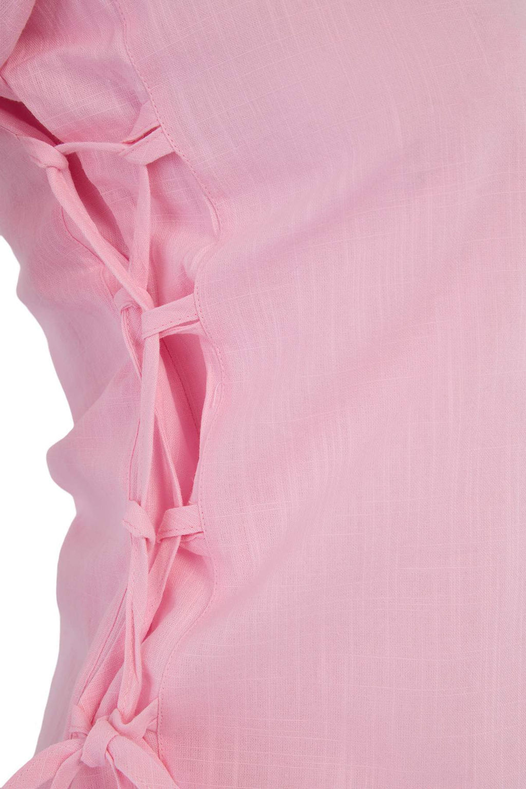 Pembe Bel Detayl_ Do_al G_r_n_ml_ Kuma_l_ G_mlek TWOSS26GO00144 - Trendyolmilla фото 6