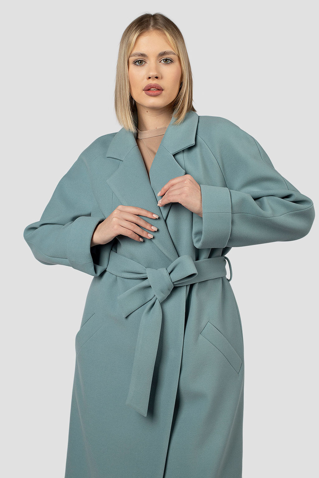 Пальто женское демисезонное (пояс)